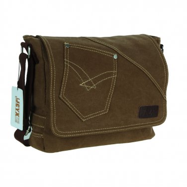 AB-GRFB65-CF Gerun Men Women Vintage Canvas Shoulder Messenger Bag Schoolbag