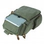 AB-FBBA78-GN Retro Vintage Travel Canvas Backpack Sports Rucksack Satchel Notebook SchoolBag