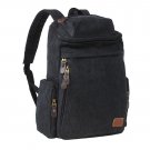 AB-FBBA78-BK Retro Vintage Travel Canvas Backpack Sports Rucksack Satchel Notebook SchoolBag