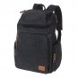 AB-FBBA78-BK Retro Vintage Travel Canvas Backpack Sports Rucksack Satchel Notebook SchoolBag