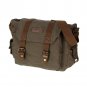 AS-KSFB34-GN Koolertron Vintage Canvas DSLR Shoulder Messenger Camera Bag for Canon 600D 9D