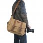 AS-KSFB34-YE Koolertron Vintage Canvas DSLR Shoulder Messenger Camera Bag for Canon 600D 9D