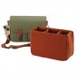 AS-WFFB89-GN Koolertron Vintage Canvas DSLR Camera Bag Shoulder Messenger Bag Fit DSLR with 3 lenses