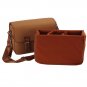 AS-WFFB89-YE Koolertron Vintage Canvas DSLR Camera Bag Shoulder Messenger Bag Fit DSLR with 3 lenses