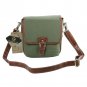 AS-WFFB55-GN Koolertron Vintage Canvas DSLR Camera Bag Shoulder Messenger Bag Fit DSLR with 1 lenses