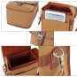 AS-WFFB55-YE Koolertron Vintage Canvas DSLR Camera Bag Shoulder Messenger Bag Fit DSLR with 1 lenses