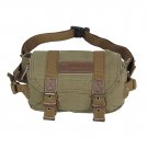 AS-KSFB12-GN Courser Canvas Vintage Waist Pack DSLR SLR Camera Bag For Sony Nikon D600 Canon