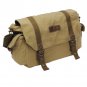 AS-KSFB11-YE Vintage Canvas DSLR Camera bag Men's Messenger shoulder Bag for Nikon D600 Canon