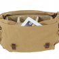 AS-KSFB11-YE Vintage Canvas DSLR Camera bag Men's Messenger shoulder Bag for Nikon D600 Canon