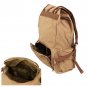 AS-KSFB39-YE Vintage Canvas DSLR Camera Bag Laptop Backpack Rucksack for Canon Nikon Sony
