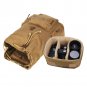 AS-KSFB39-YE Vintage Canvas DSLR Camera Bag Laptop Backpack Rucksack for Canon Nikon Sony
