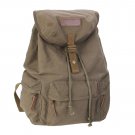 AS-KSFB39-GN Vintage Canvas DSLR Camera Bag Laptop Backpack Rucksack for Canon Nikon Sony
