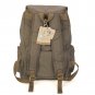 AS-KSFB39-GN Vintage Canvas DSLR Camera Bag Laptop Backpack Rucksack for Canon Nikon Sony