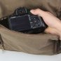 AS-KSFB39-GN Vintage Canvas DSLR Camera Bag Laptop Backpack Rucksack for Canon Nikon Sony