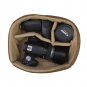 AS-KSFB39-GN Vintage Canvas DSLR Camera Bag Laptop Backpack Rucksack for Canon Nikon Sony