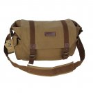 AS-KSFB38-YE Vintage Canvas DSLR SLR Large Camera Bag Messenger Bag For Nikon D600 Canon