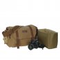 AS-KSFB38-YE Vintage Canvas DSLR SLR Large Camera Bag Messenger Bag For Nikon D600 Canon