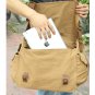 AS-KSFB38-YE Vintage Canvas DSLR SLR Large Camera Bag Messenger Bag For Nikon D600 Canon
