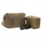 AS-KSFB38-GN  Vintage Canvas DSLR SLR Large Camera Bag Messenger Bag For Nikon D600 Canon