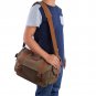 AS-KSFB38-GN  Vintage Canvas DSLR SLR Large Camera Bag Messenger Bag For Nikon D600 Canon