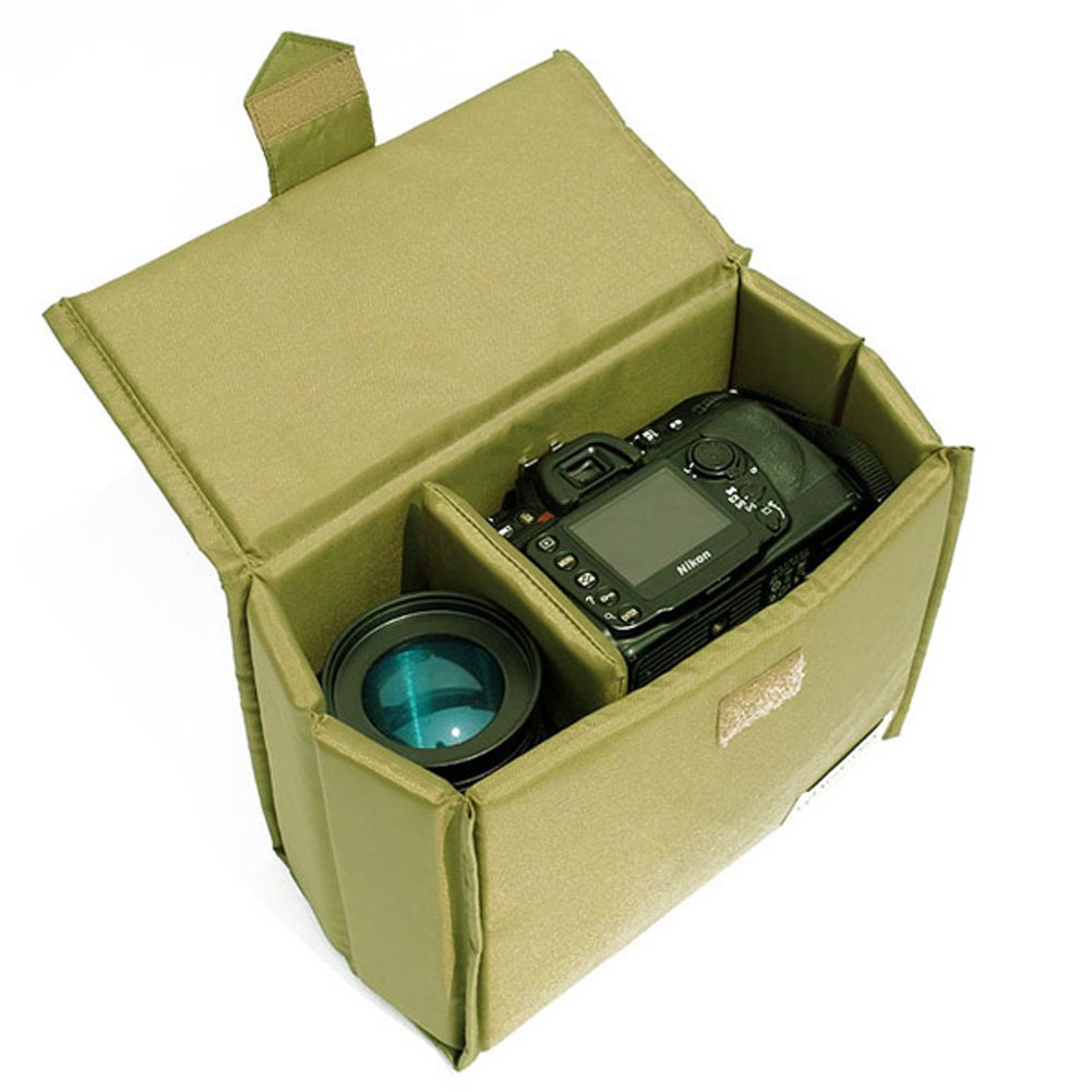 AS-KSFB36-YE Koolertron Waterproof DSLR Canvas Camera Bag Shoulder ...