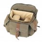 AS-KSFB32-GN Koolertron Large Canvas DSLR SLR Camera Bag Backpack Rucksack Bag for Canon 60D