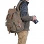 AS-KSFB32-GN Koolertron Large Canvas DSLR SLR Camera Bag Backpack Rucksack Bag for Canon 60D