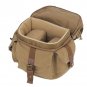 AS-KSFB32-YE Koolertron Large Canvas DSLR SLR Camera Bag Backpack Rucksack Bag for Canon 60D