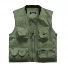 BO-SPVT02 Zicac Outdoor Multi-Pocket Knitted Collar Fishing Vest Photography Vest