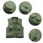 BO-SPVT02 Zicac Outdoor Multi-Pocket Knitted Collar Fishing Vest Photography Vest