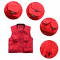 BO-SPVT02 Zicac Outdoor Multi-Pocket Knitted Collar Fishing Vest Photography Vest