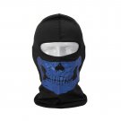 BO-SPBK21-BL Tactical Quick-drying Full Face Breathable Mask Motorcycle Skull Mask Hat