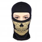 BO-SPBK21-GL Tactical Quick-drying Full Face Breathable Mask Motorcycle Skull Mask Hat