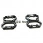 BO-SPBK20-BK Bicycle Bike MTB Aluminum Super Light Pedals Platform CNC Steel Axle 9/16"