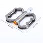 BO-SPBK20-GY Bicycle Bike MTB Aluminum Super Light Pedals Platform CNC Steel Axle 9/16"