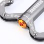 BO-SPBK20-GY Bicycle Bike MTB Aluminum Super Light Pedals Platform CNC Steel Axle 9/16"