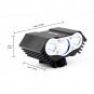 BO-LIFE05-BK Pellor Rechargeable 3600 Lumens 3x CREE XML T6 LED Cycling Bicycle Light Lamp HeadLight