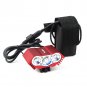 BO-LIFE05-RD Pellor Rechargeable 3600 Lumens 3x CREE XML T6 LED Cycling Bicycle Light Lamp HeadLight