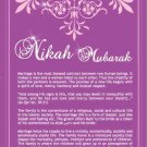 Nikah Mubarak (Brochure and Card)