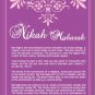 Nikah Mubarak (Brochure and Card)