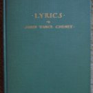 Lyrics - John Vance Cheney Signed