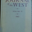 Journal of the West Volume IV 1965 - Bound Copies for Full Year