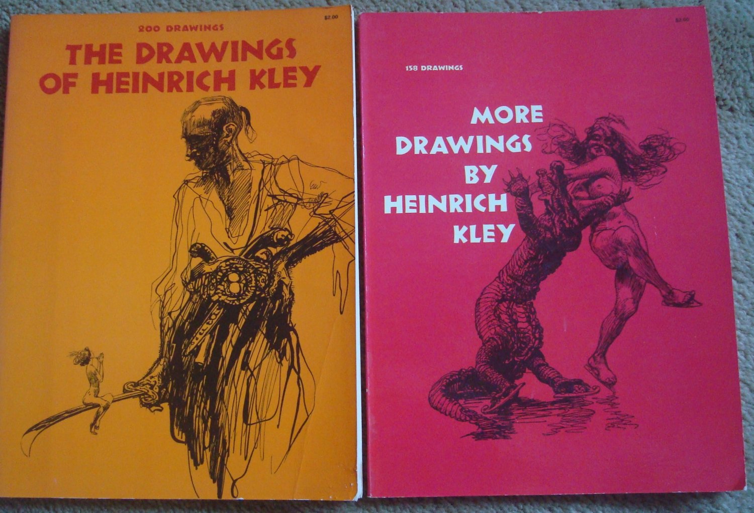 The Drawings of Heinrich Kley & More Drawings - 2 Books