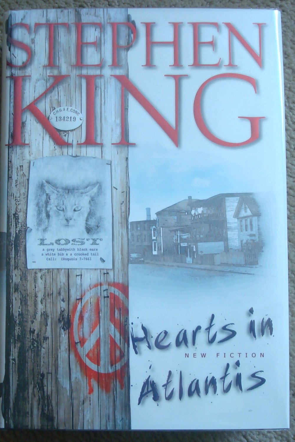Hearts in Atlantis - Stephen King, First Edition, Printing HC