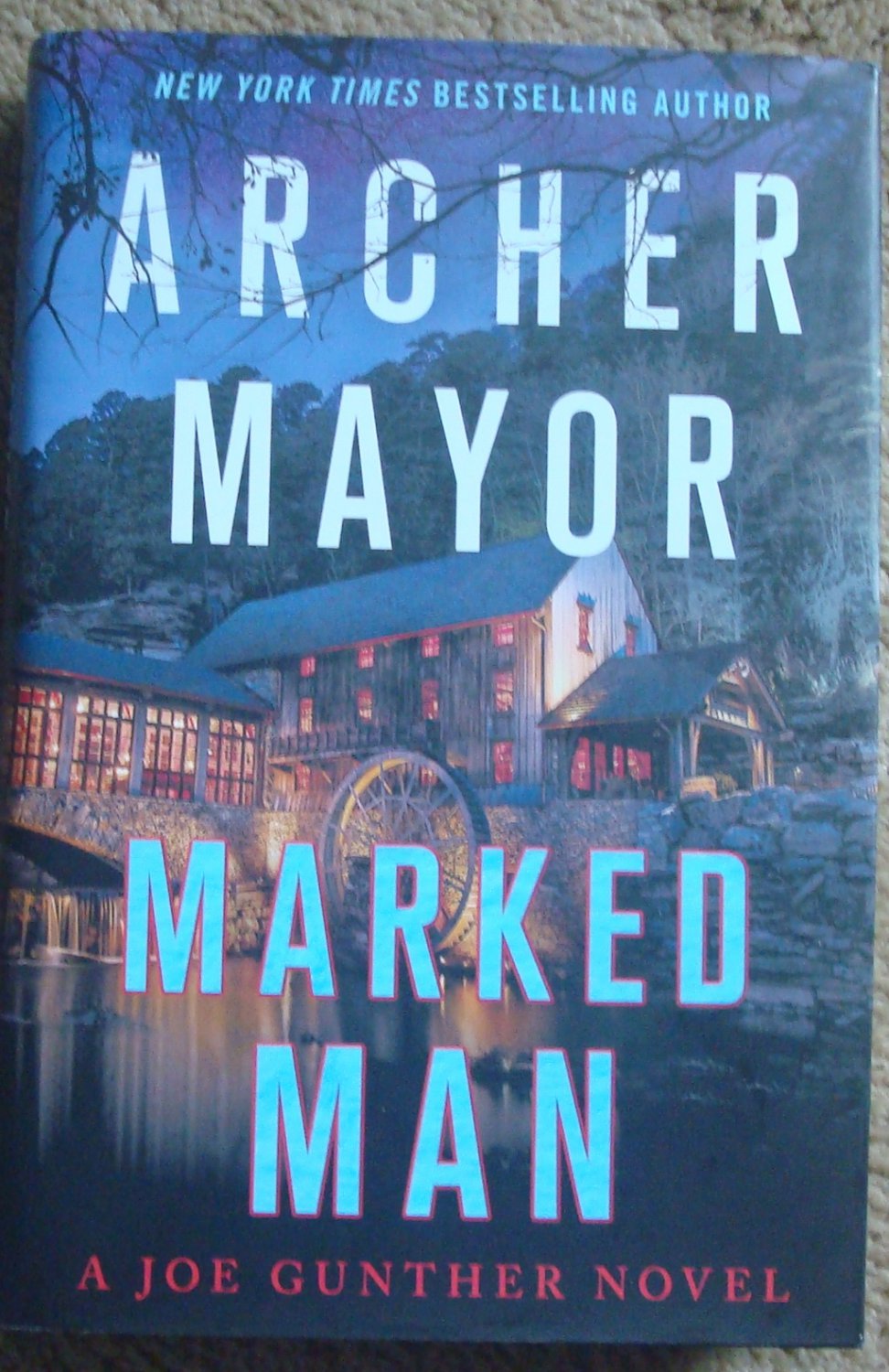 Marked Man - Archer Mayor - First edition, printing. 32nd Joe Gunther novel