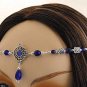 DK BLUE Renaissance CELTIC Medieval CIRCLET crown tiara
