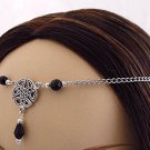 CUSTOM color CELTIC medieval renaissance Elven Bridal CIRCLET head piece SCA