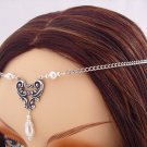 ITEM  3285 Pearl Renaissance HEART Medieval wedding CIRCLET tiara