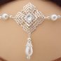 ITEM 3291 Pearl Renaissance Elven SCA LARP Medieval CIRCLET crown