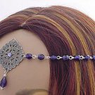 Elven PURPLE Renaissance Medieval CIRCLET crown tiara #3044